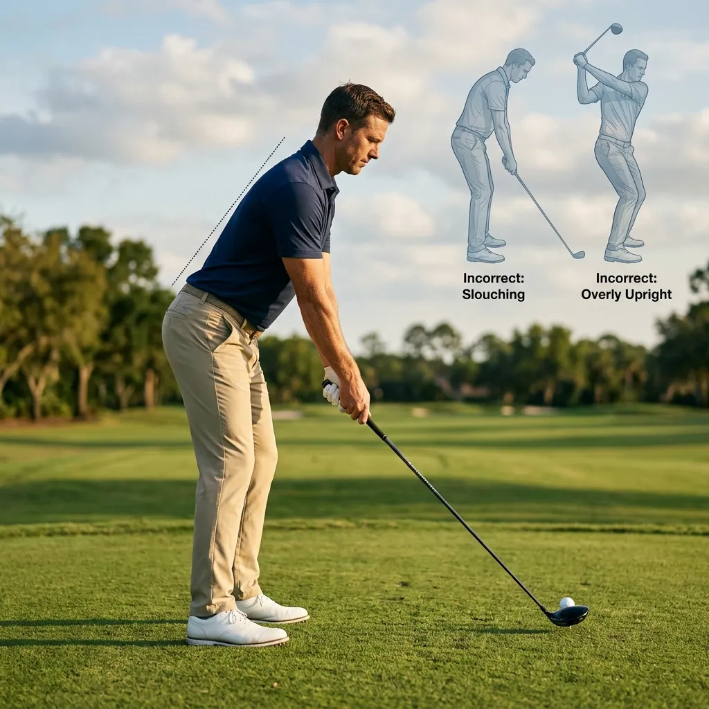 Golf posture mistakes Are you standing correctly