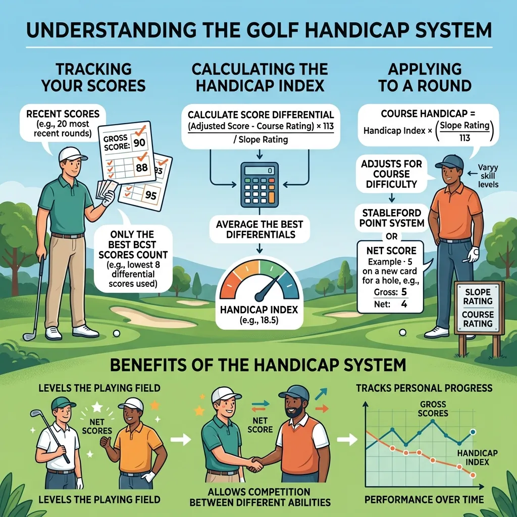 How does the golf handicap system work?