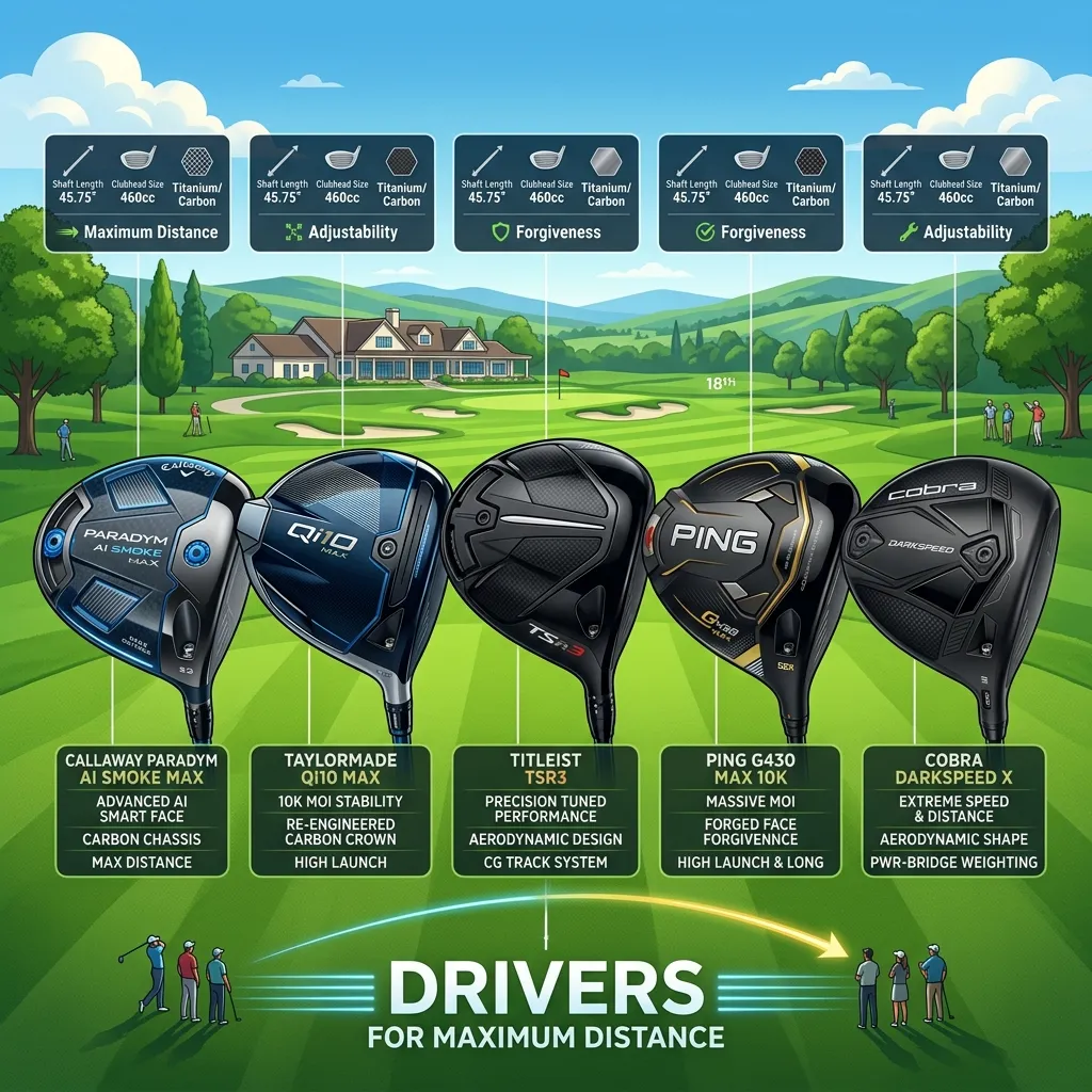 What are the best golf drivers for distance
