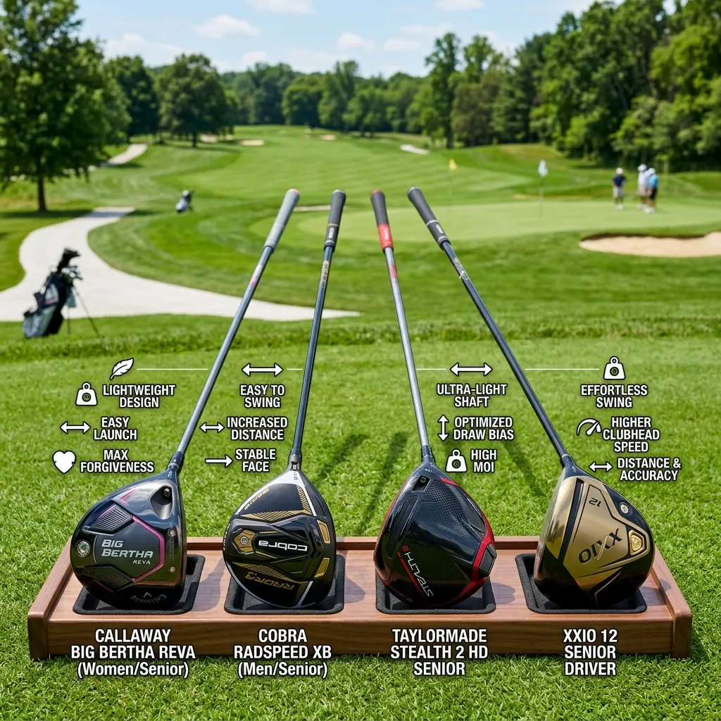 What are the best lightweight golf drivers for seniors