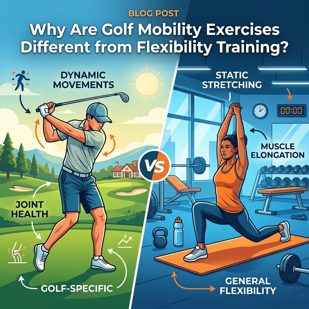 Why Are Golf Mobility Exercises Different from Flexibility Training