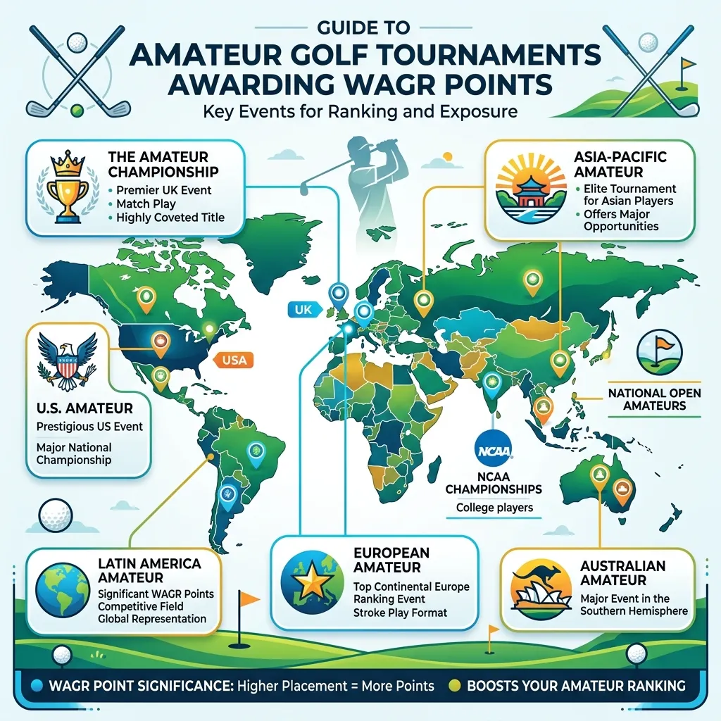 Which Amateur Golf Tournaments Award WAGR Points